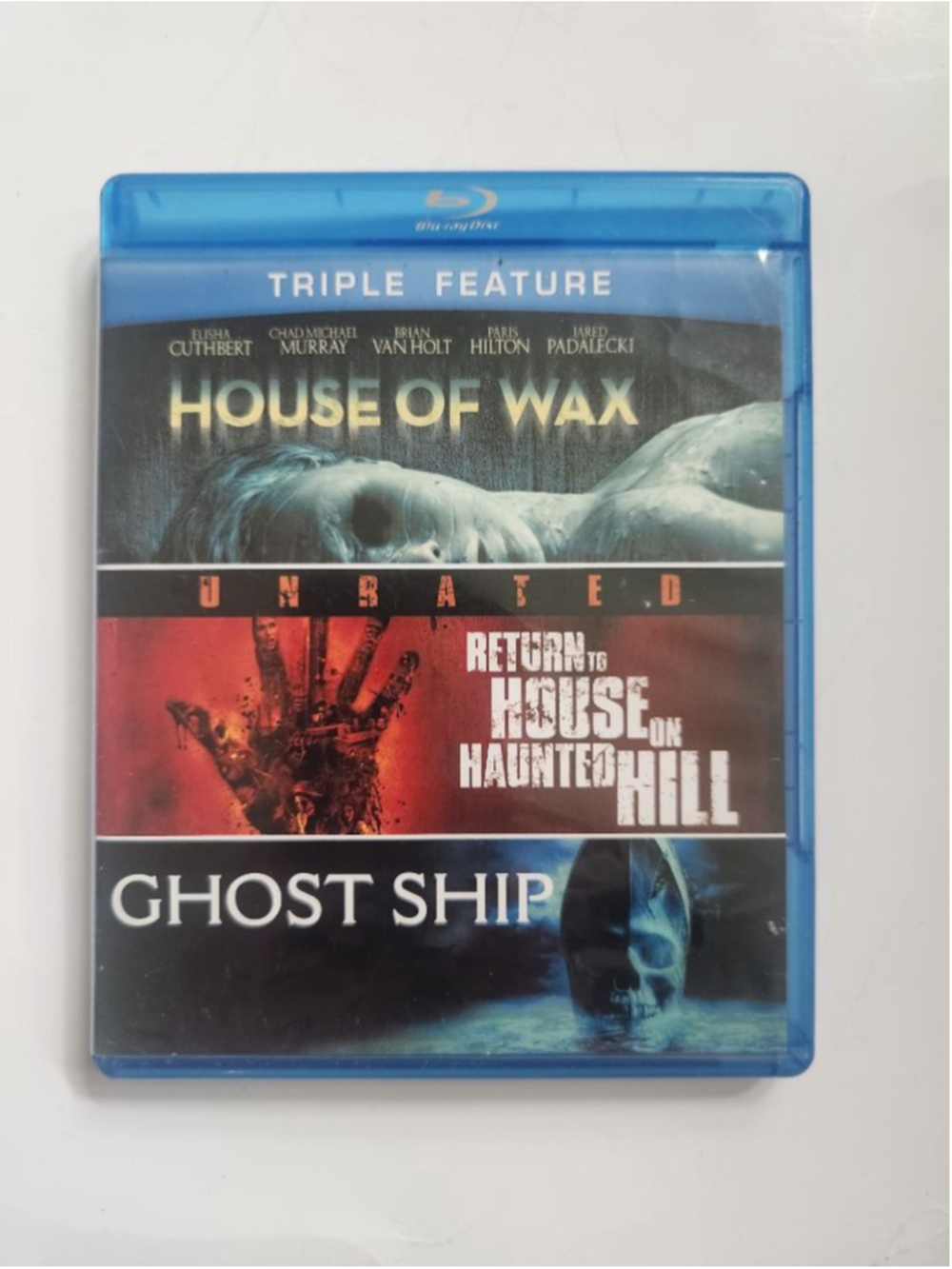 Warner Bros.Blu-ray Triple Feature Ghost Ship, House of Wax, Return to Haunted H